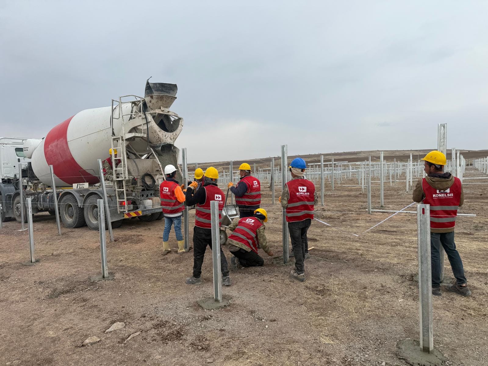 Beton dökümü